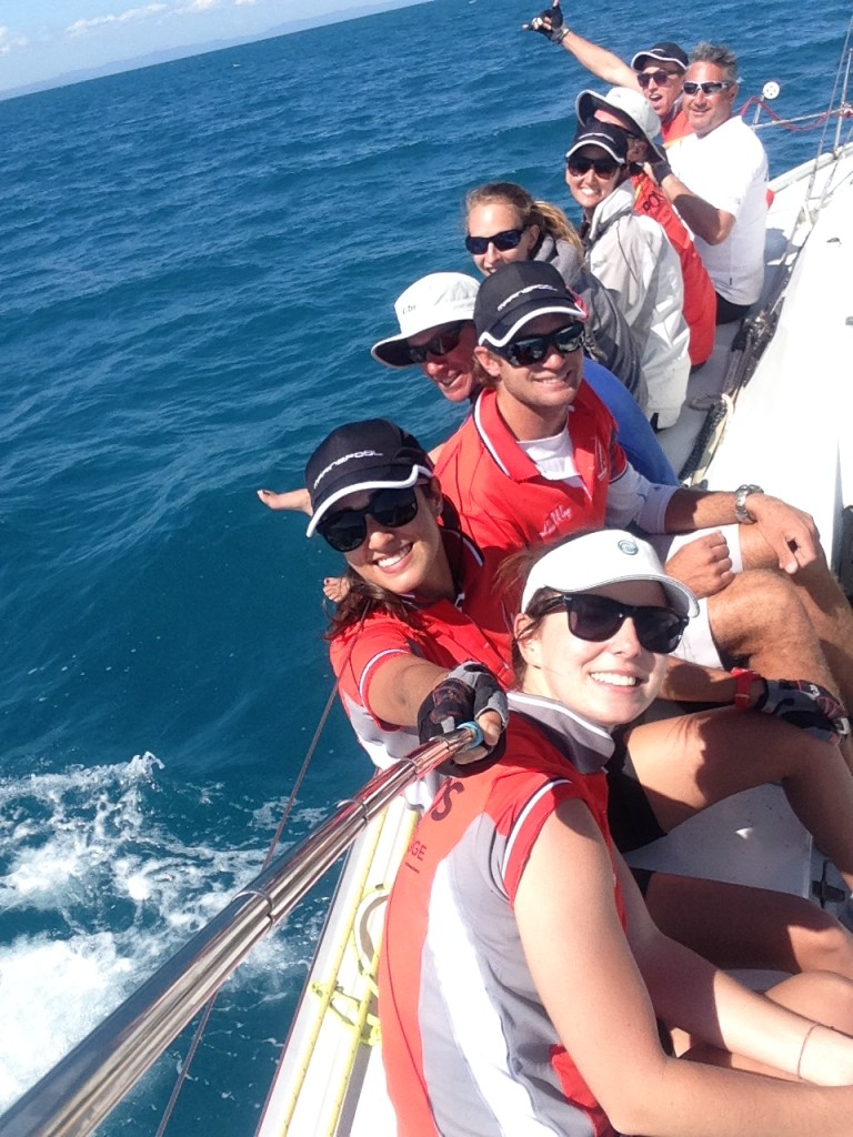 Lee-Way crew sailing at Airlie Beach Race Week 2015