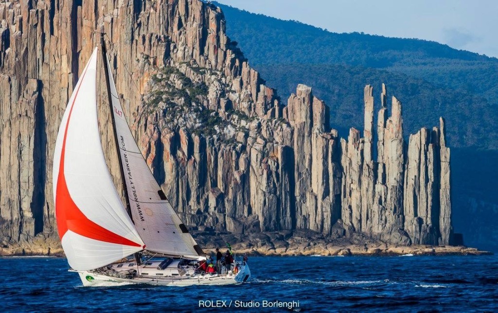Rod West's Another Painkiller competing in the premier yacht race, 2017 Rolex Sydney Hobart