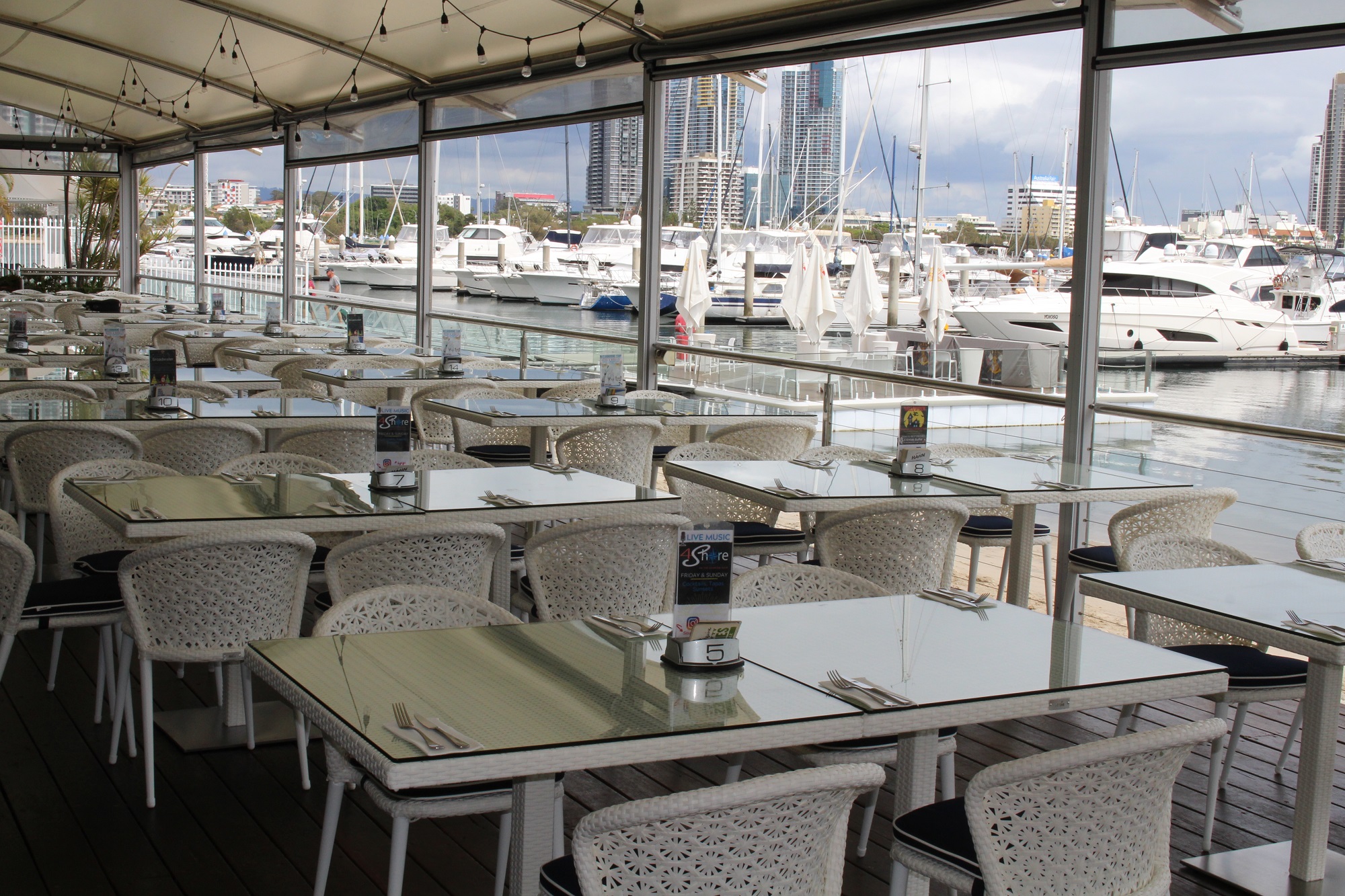 southport yacht club marina restaurant menu